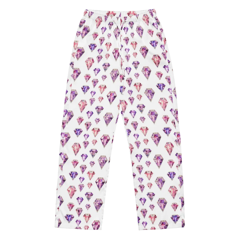 Amethyst Confetti on Women's Pajama Pants — Front