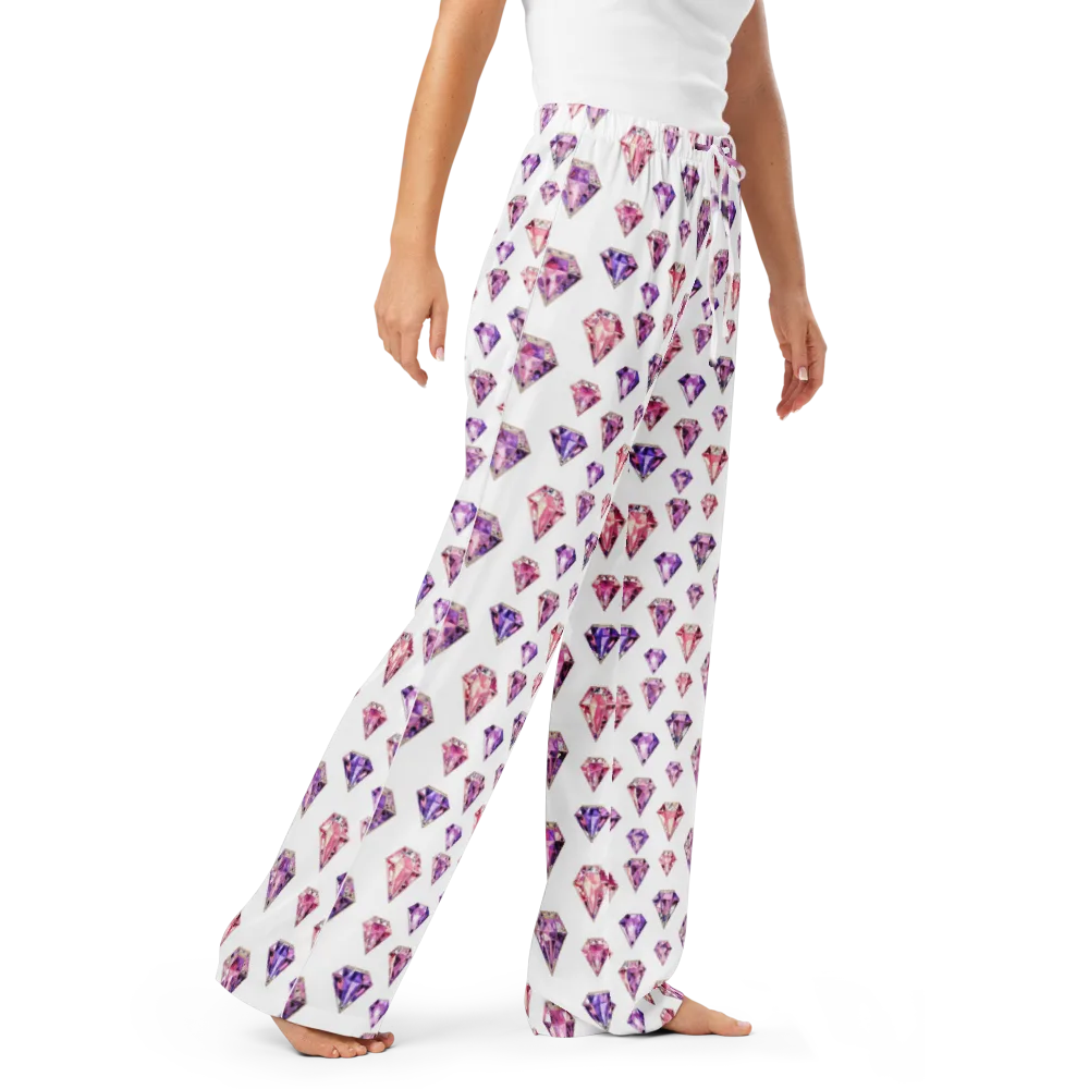 Amethyst Confetti on Women's Pajama Pants — Right Front