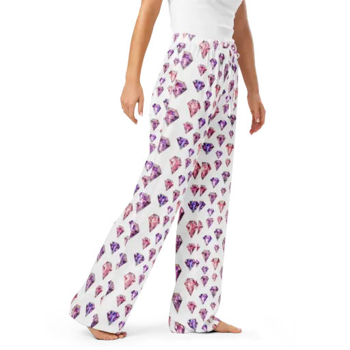 Amethyst Confetti on a Women's Pajama Pants