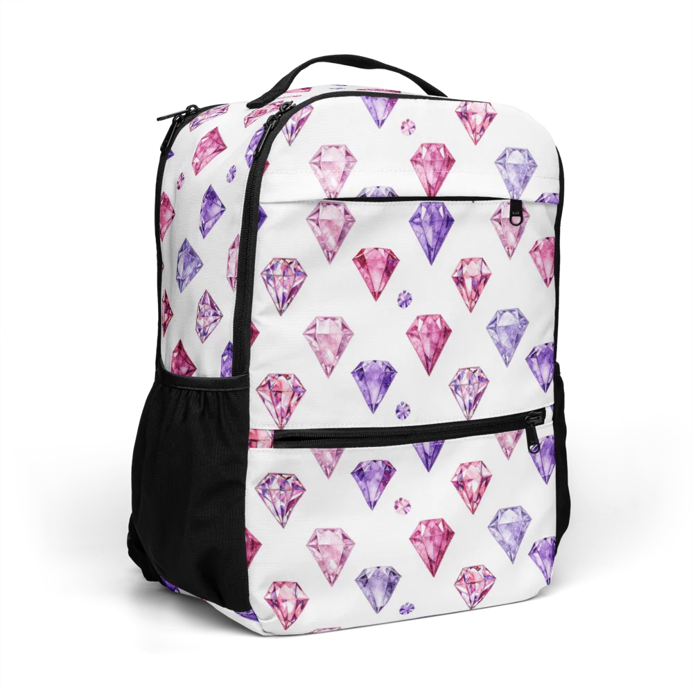 Diamond Daydream on Utility Backpack — Right Front