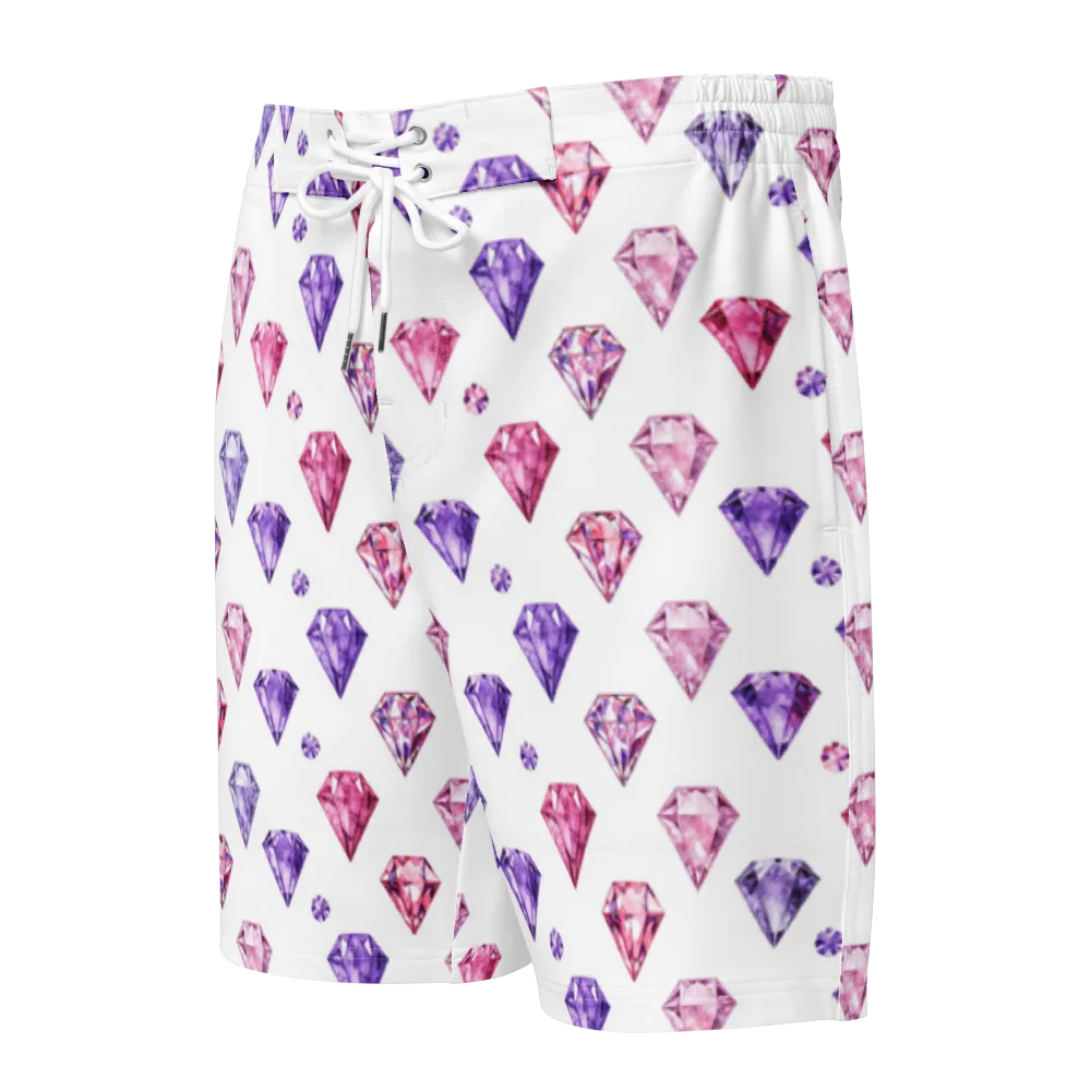 Diamond Daydream on Men's Board Shorts — Front