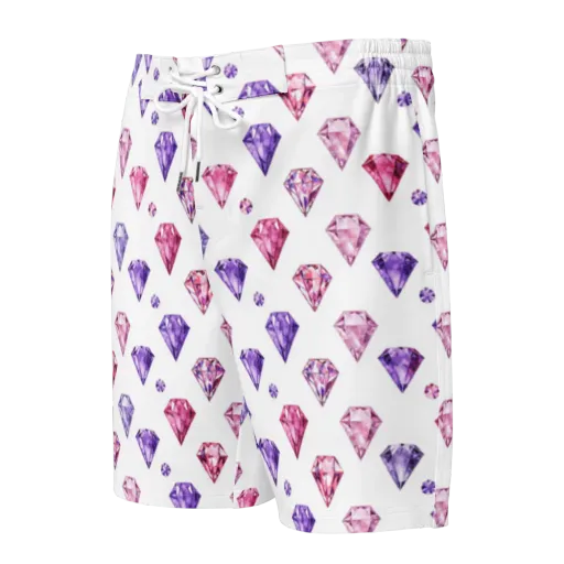 Diamond Daydream on a Men's Board Shorts