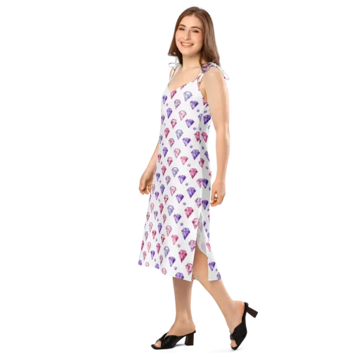 Diamond Daydream on a Slip Dress
