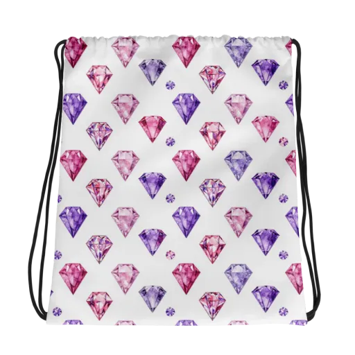 Diamond Daydream on a Drawstring Bag