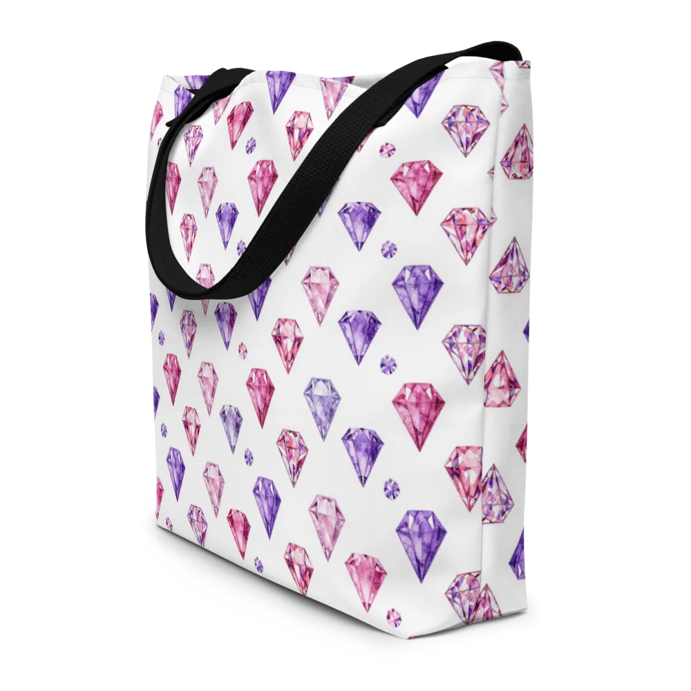 Diamond Daydream on Large Tote Bag W/ Pocket — Front