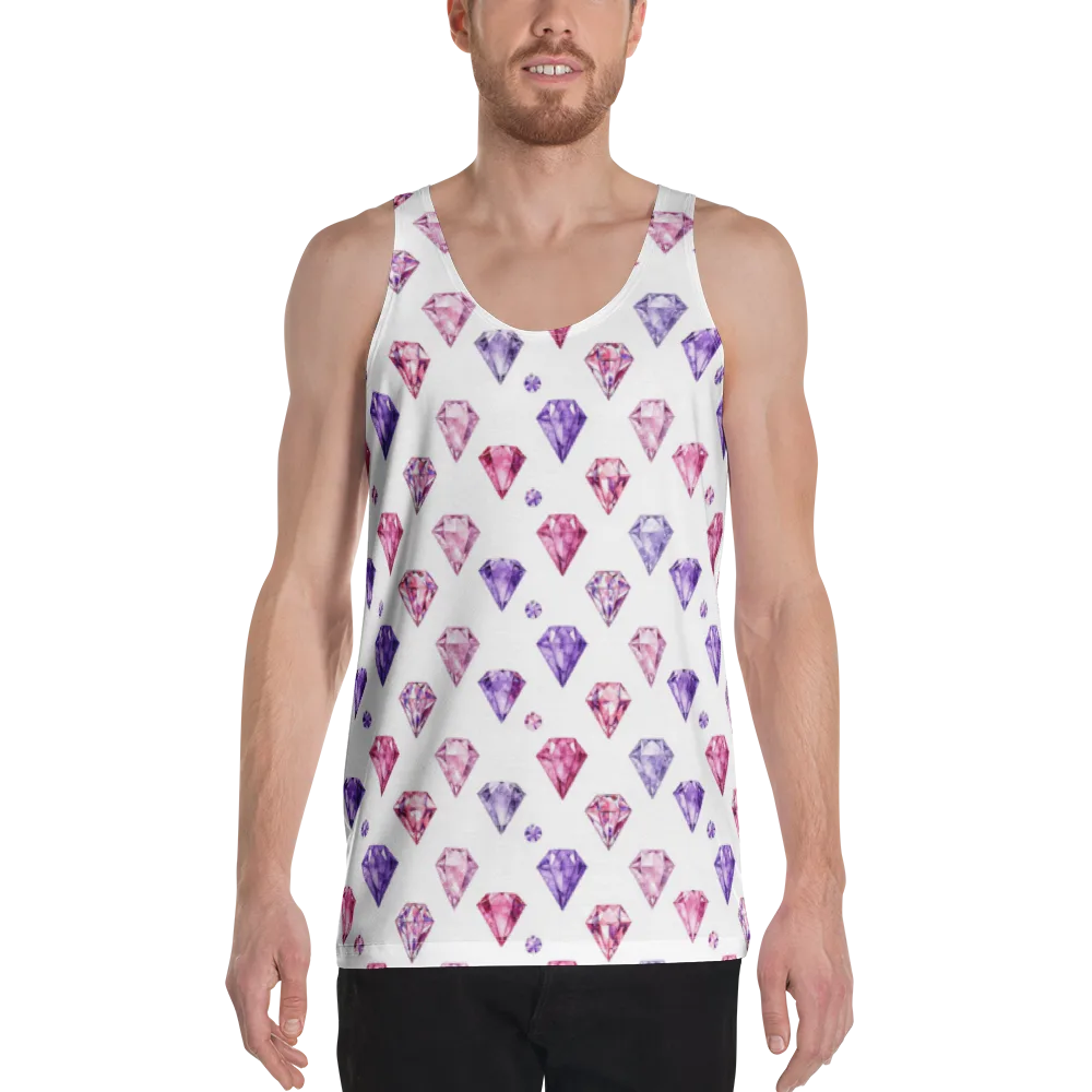 Diamond Daydream on Men's Tank Top — Front