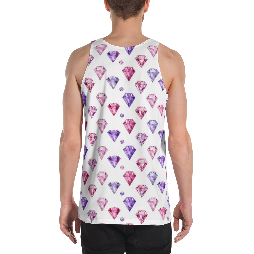 Diamond Daydream on Men's Tank Top — Back