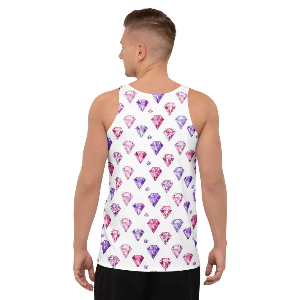 Diamond Daydream on Men's Tank Top — Back