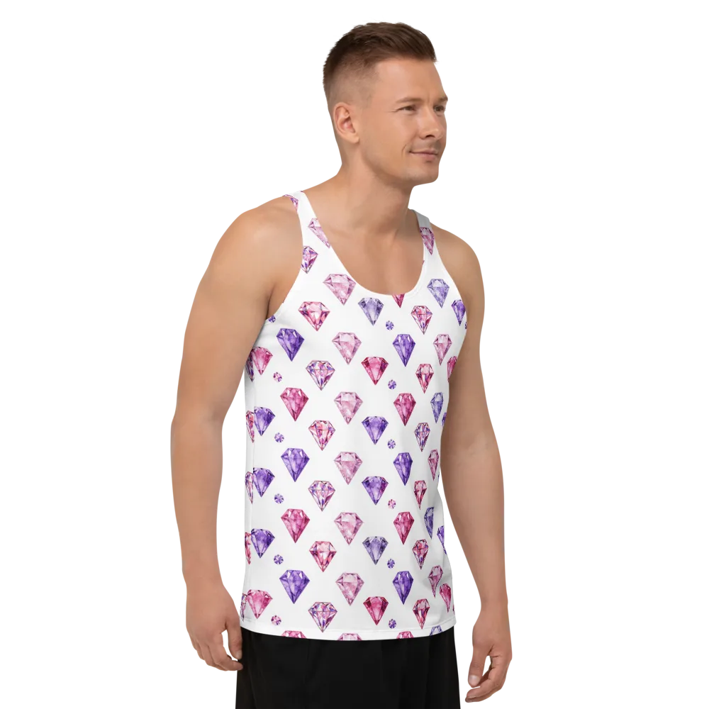 Diamond Daydream on Men's Tank Top — Right Front