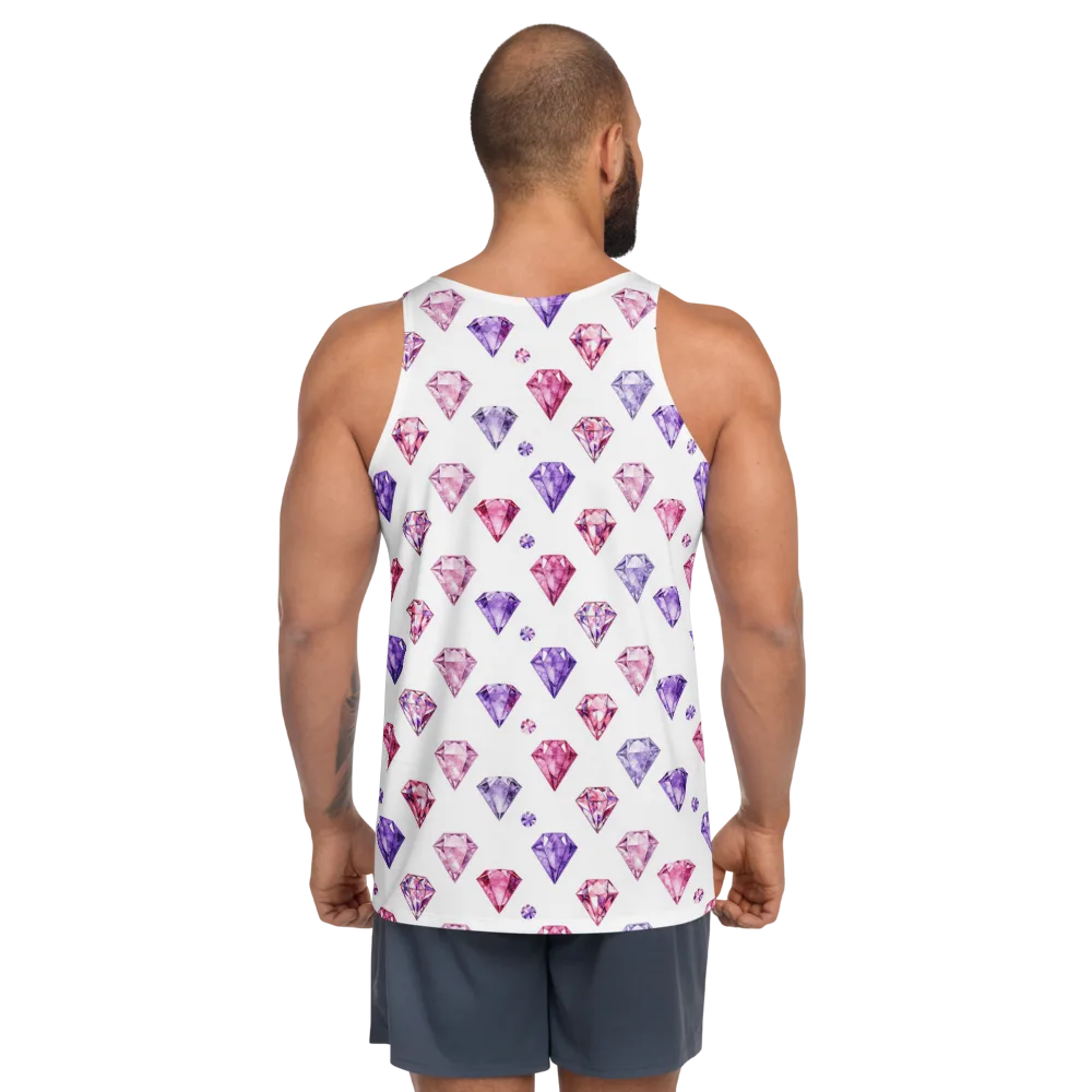 Diamond Daydream on Men's Tank Top — Back