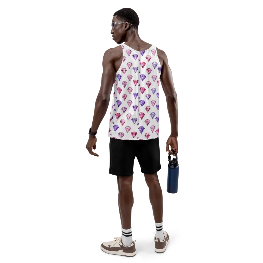 Diamond Daydream on Men's Tank Top — Back