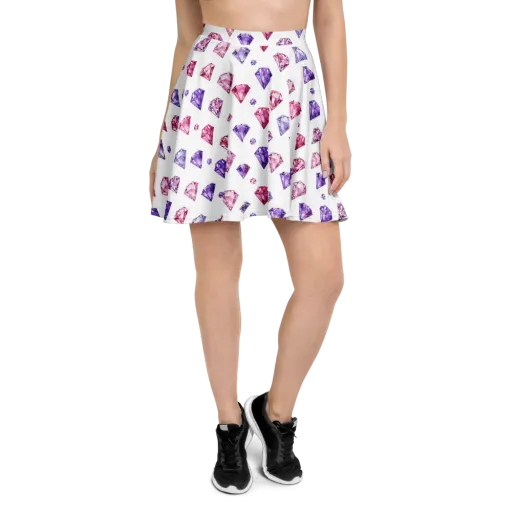 Diamond Daydream on a Skater Skirt