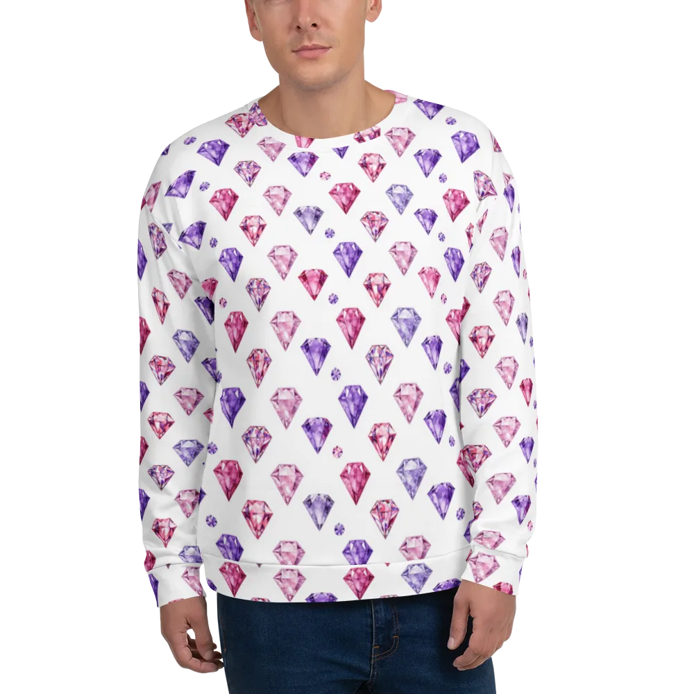 Diamond Daydream on Sweatshirt — Front
