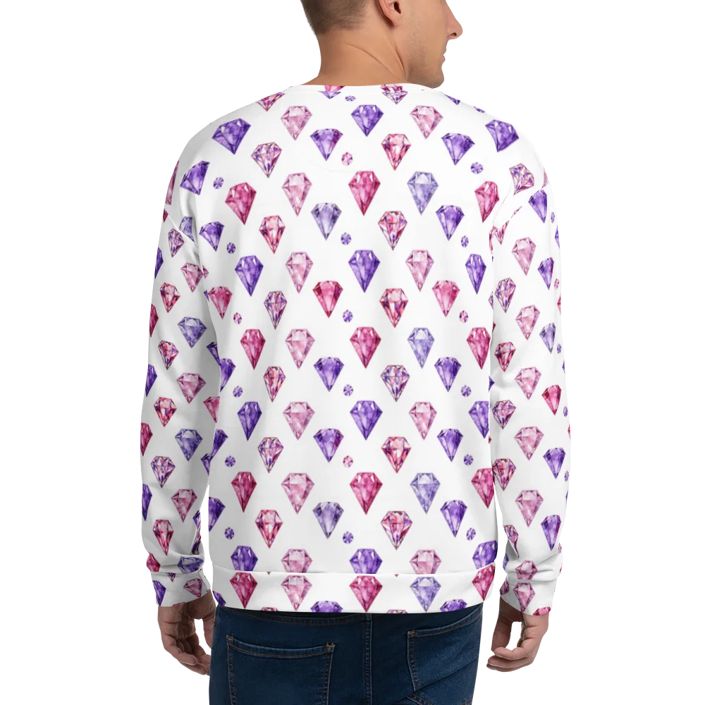 Diamond Daydream on Sweatshirt — Back
