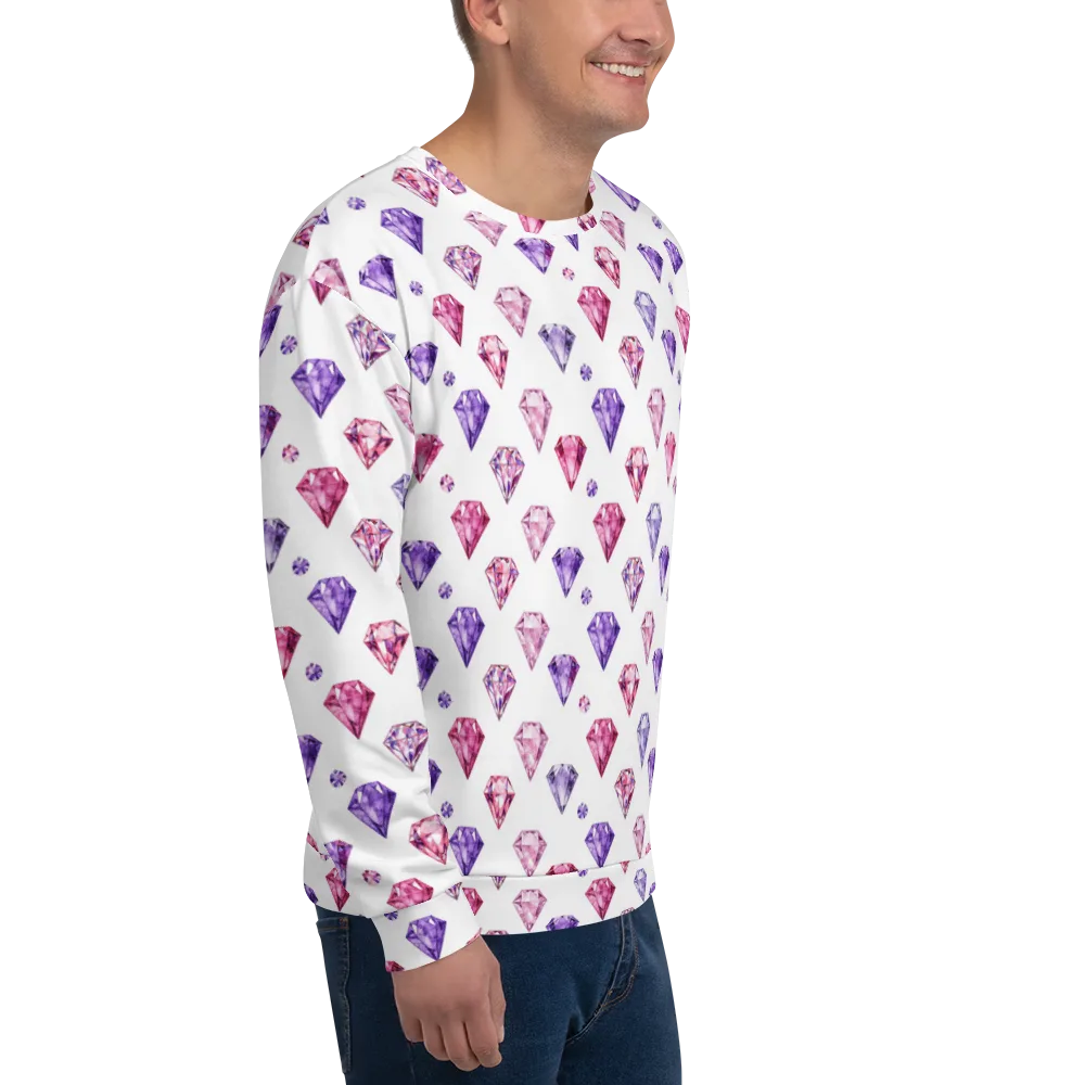 Diamond Daydream on Sweatshirt — Right Front