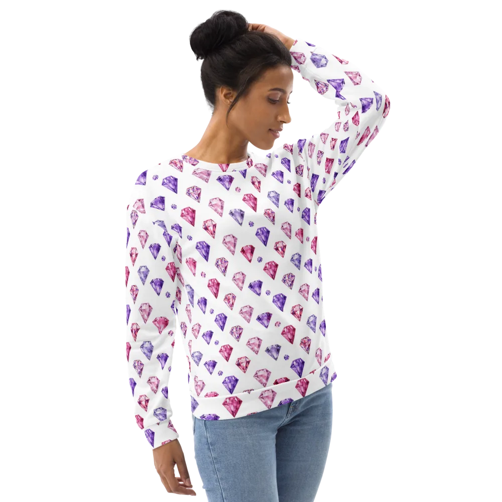Diamond Daydream on Sweatshirt — Right Front