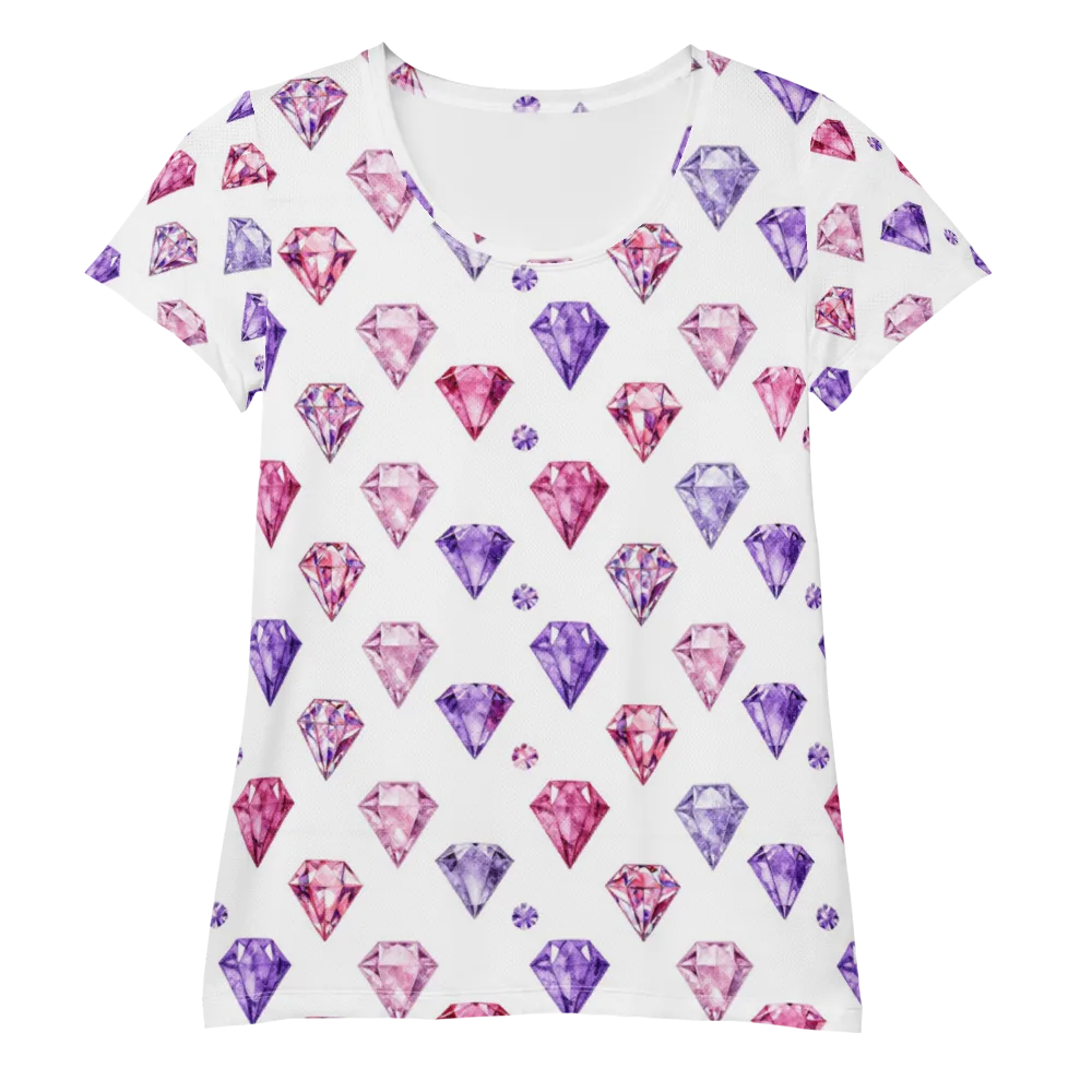 Diamond Daydream on Women's Athletic T-Shirt — Front