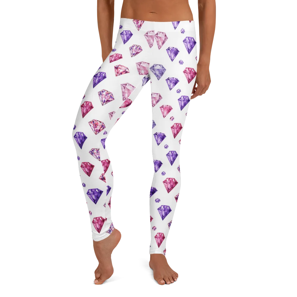 Diamond Daydream on Leggings — Front