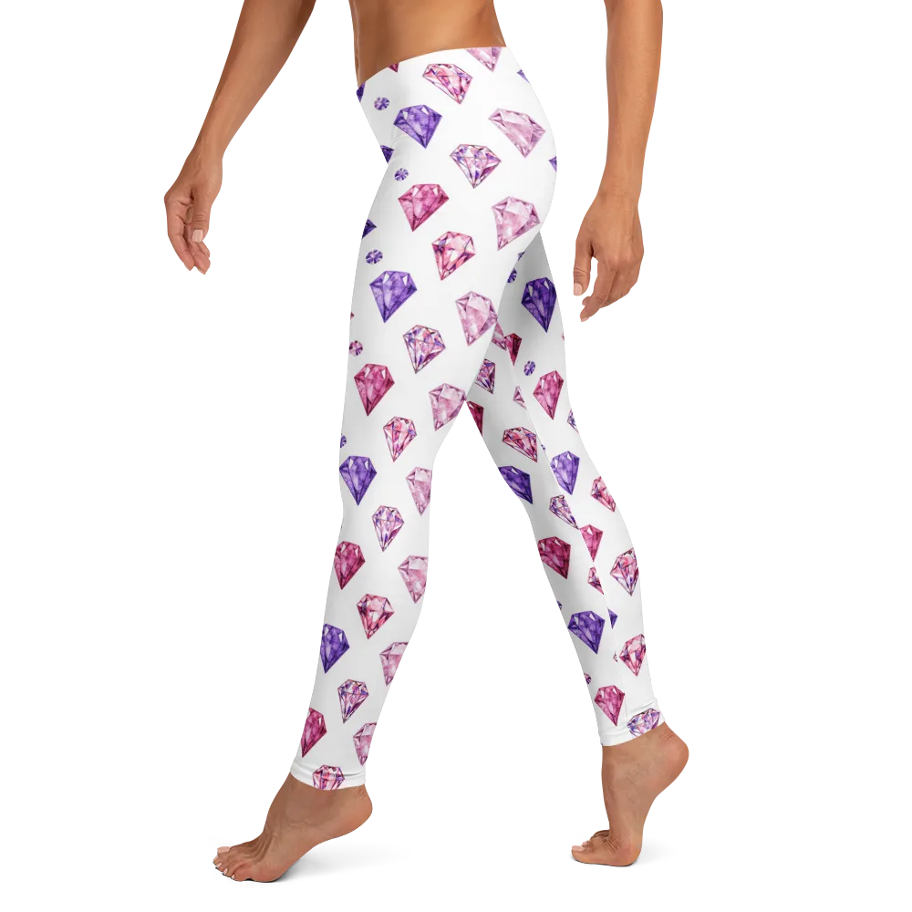 Diamond Daydream on Leggings — Left