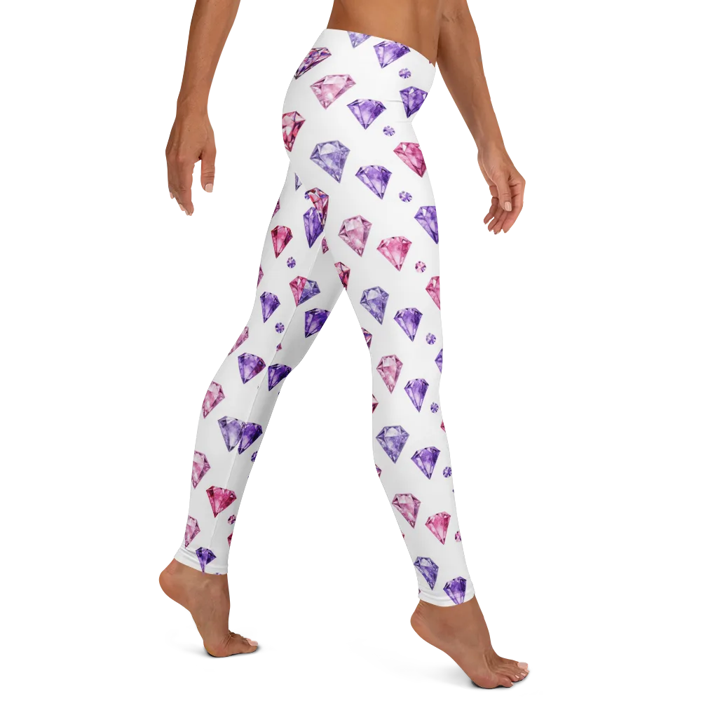 Diamond Daydream on Leggings — Right