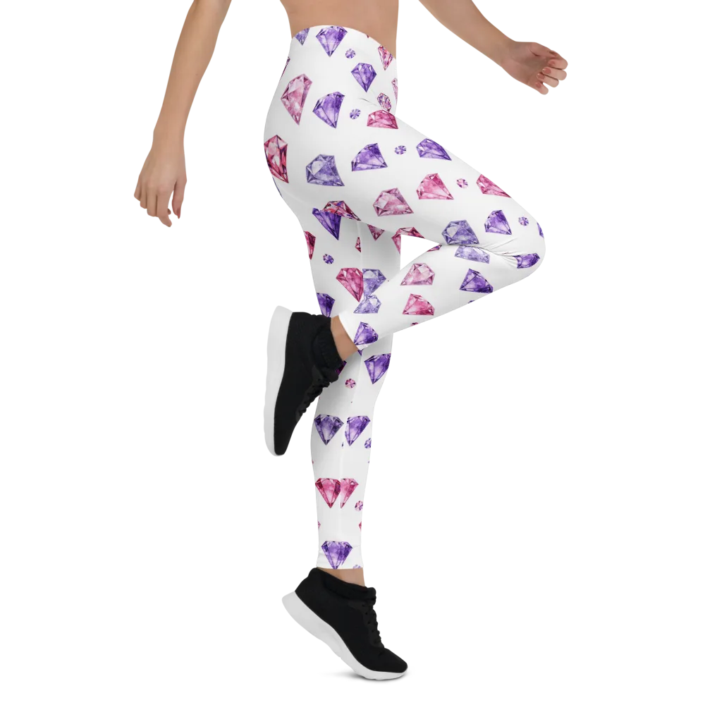 Diamond Daydream on Leggings — Right