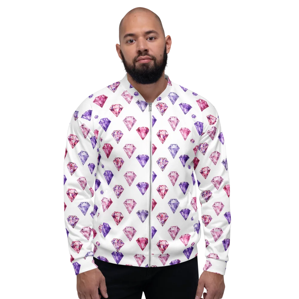 Diamond Daydream on Bomber Jacket — Front