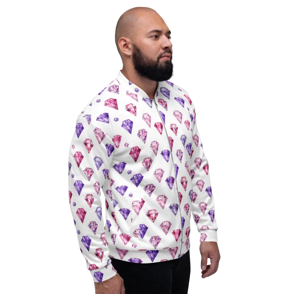 Diamond Daydream on Bomber Jacket — Right