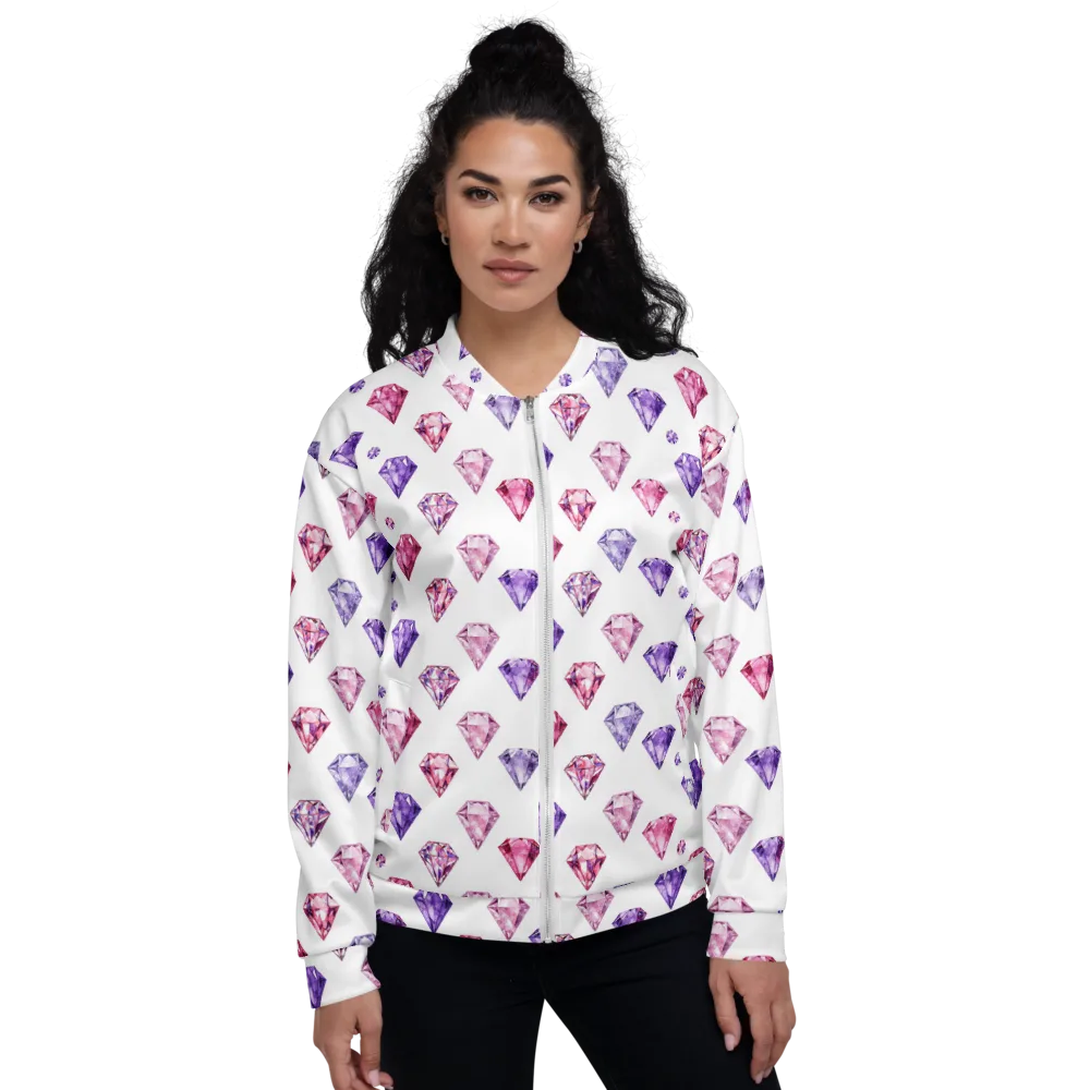 Diamond Daydream on Bomber Jacket — Front