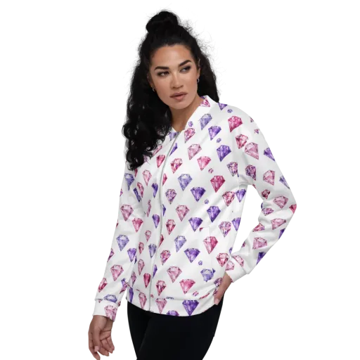 Diamond Daydream on a Bomber Jacket
