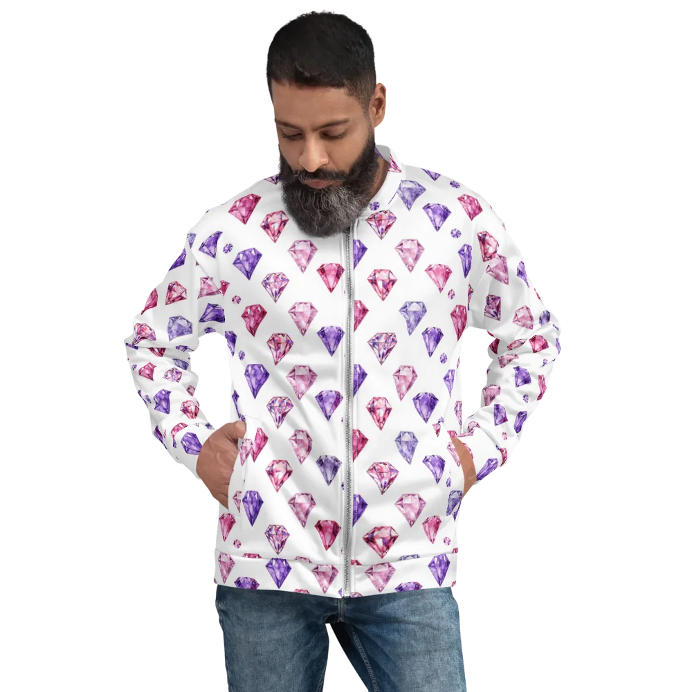 Diamond Daydream on Bomber Jacket — Front