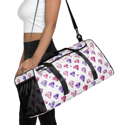 Diamond Daydream on a Duffle Bag