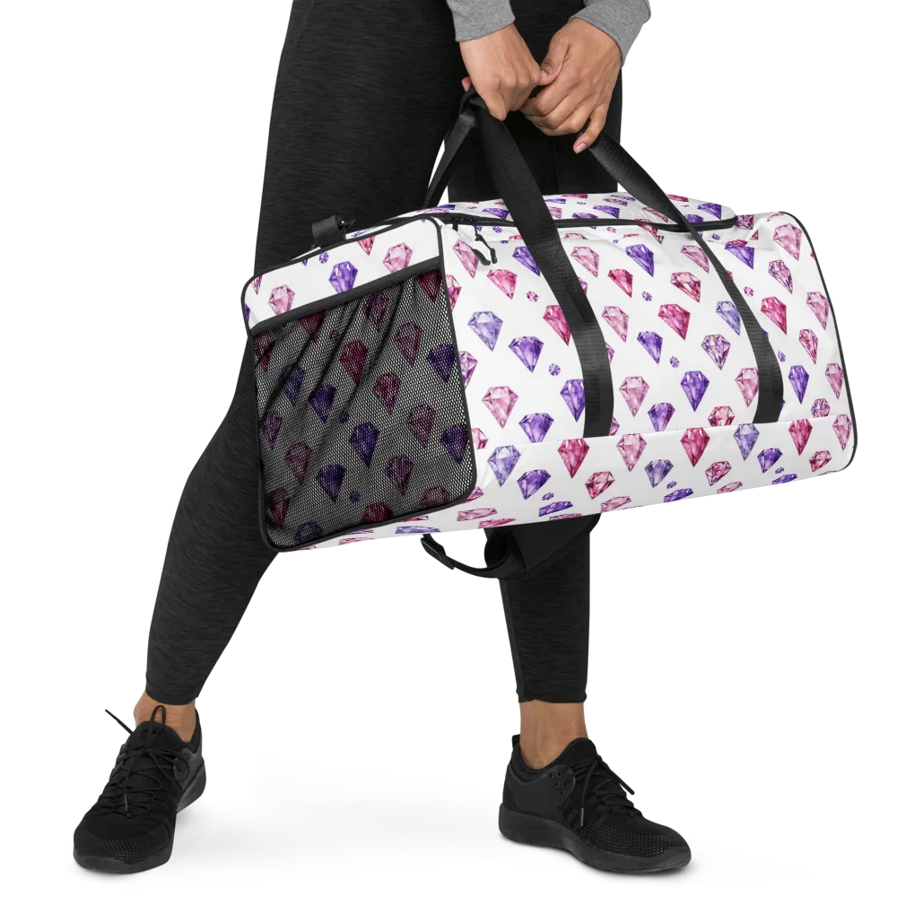 Diamond Daydream on Duffle Bag — Right Front