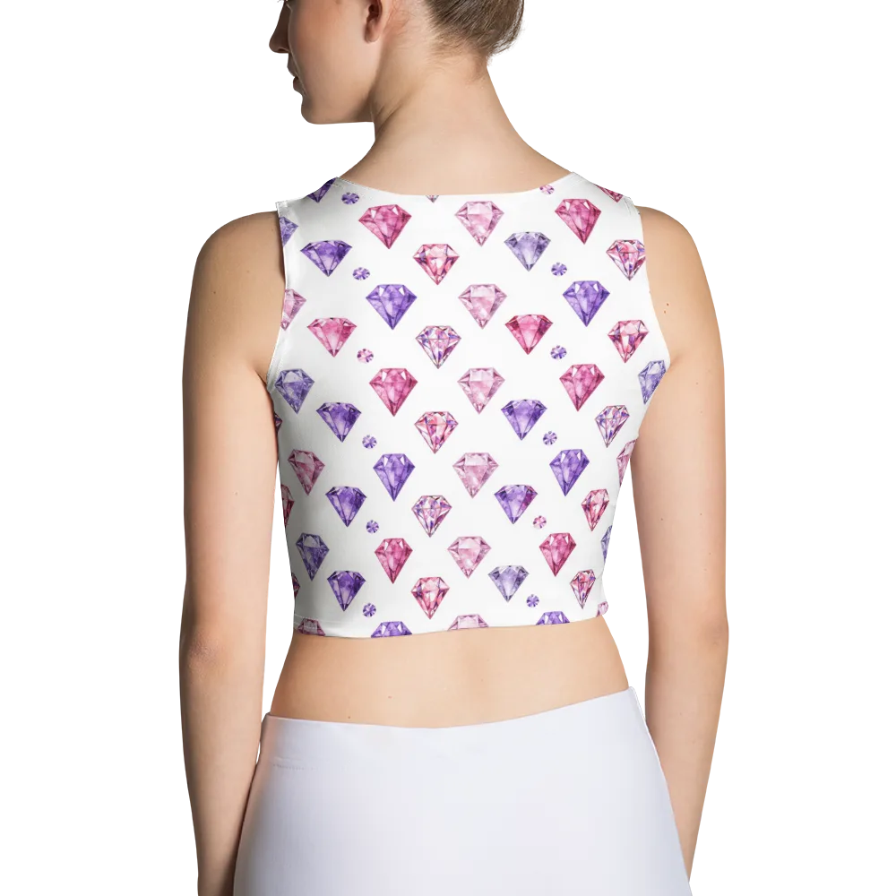 Diamond Daydream on Crop Top — Back