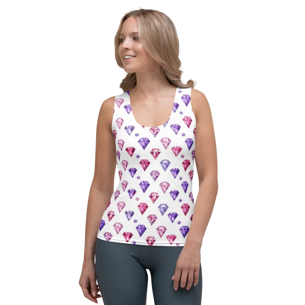 Diamond Daydream on Women's Tank Top — Front