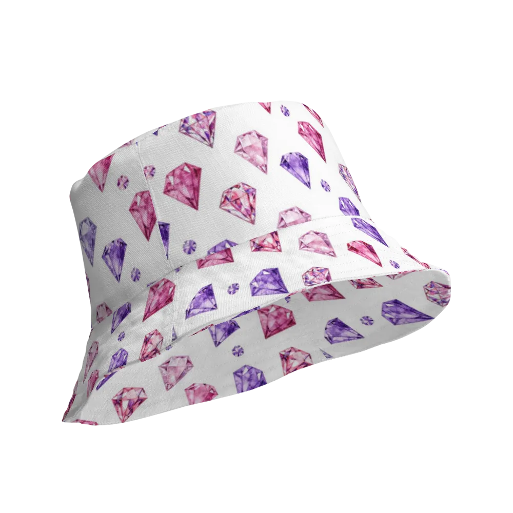 Diamond Daydream on Reversible Bucket Hat — Product details Outside