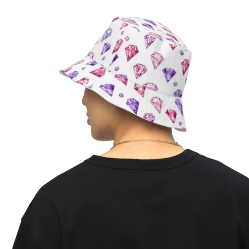 Diamond Daydream on a Reversible Bucket Hat
