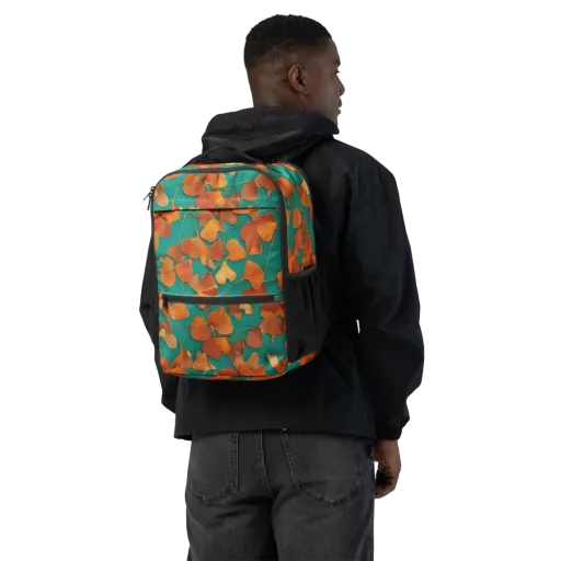 Copper Ginkgo on a Utility Backpack