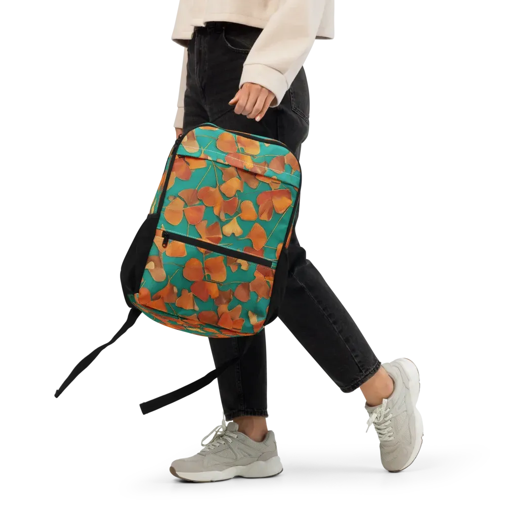 Copper Ginkgo on Utility Backpack — Front