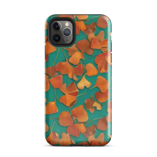 Copper Ginkgo on a Tough Case for iPhone®