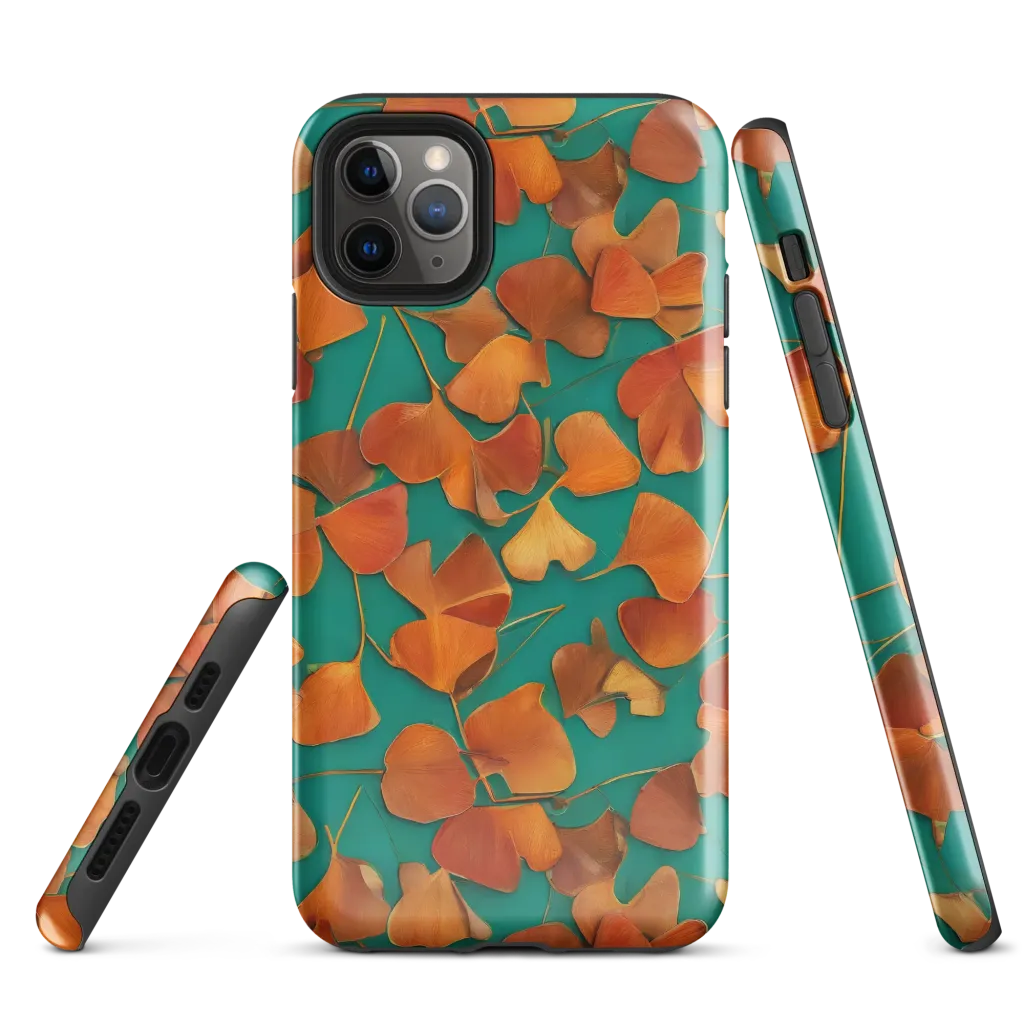 Copper Ginkgo on Tough Case for iPhone® — Front