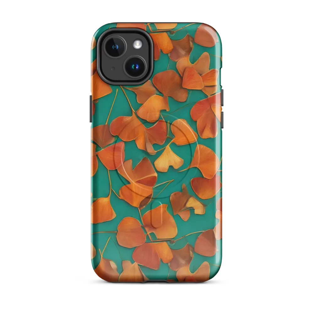 Copper Ginkgo on MagSafe Tough Case for iPhone® — Front