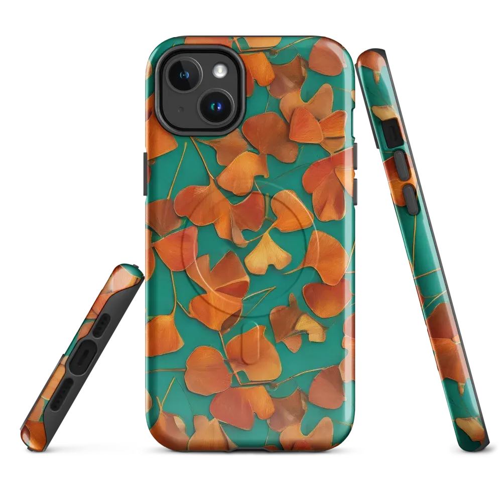 Copper Ginkgo on MagSafe Tough Case for iPhone® — Front