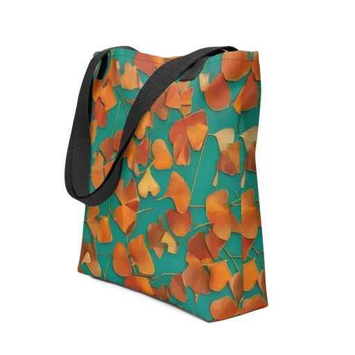 Copper Ginkgo on a Tote Bag