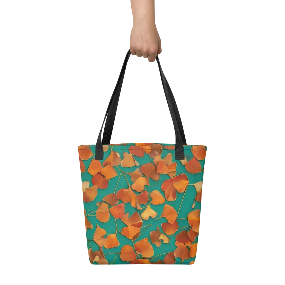 Copper Ginkgo on Tote Bag — Front