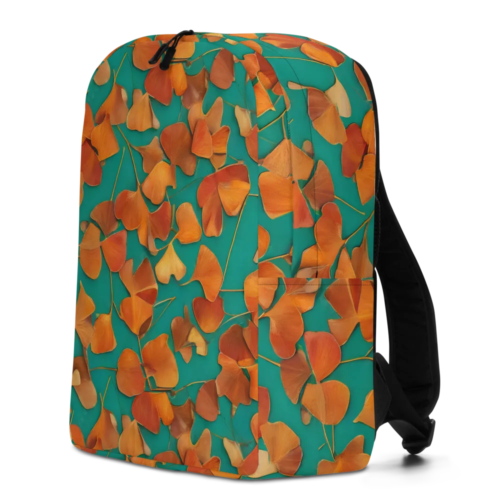 Copper Ginkgo on Minimalist Backpack — Left