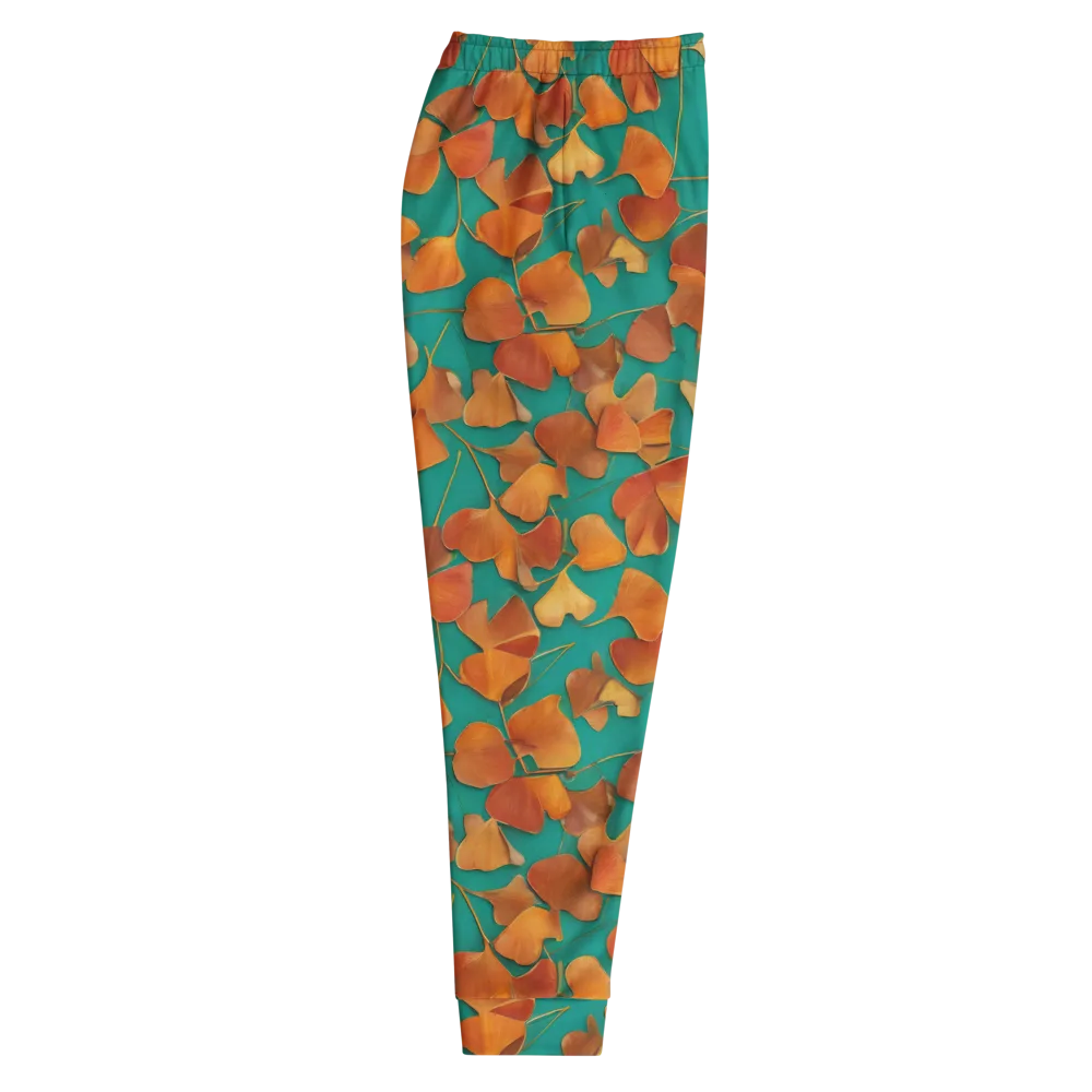 Copper Ginkgo on Men's Joggers — Right