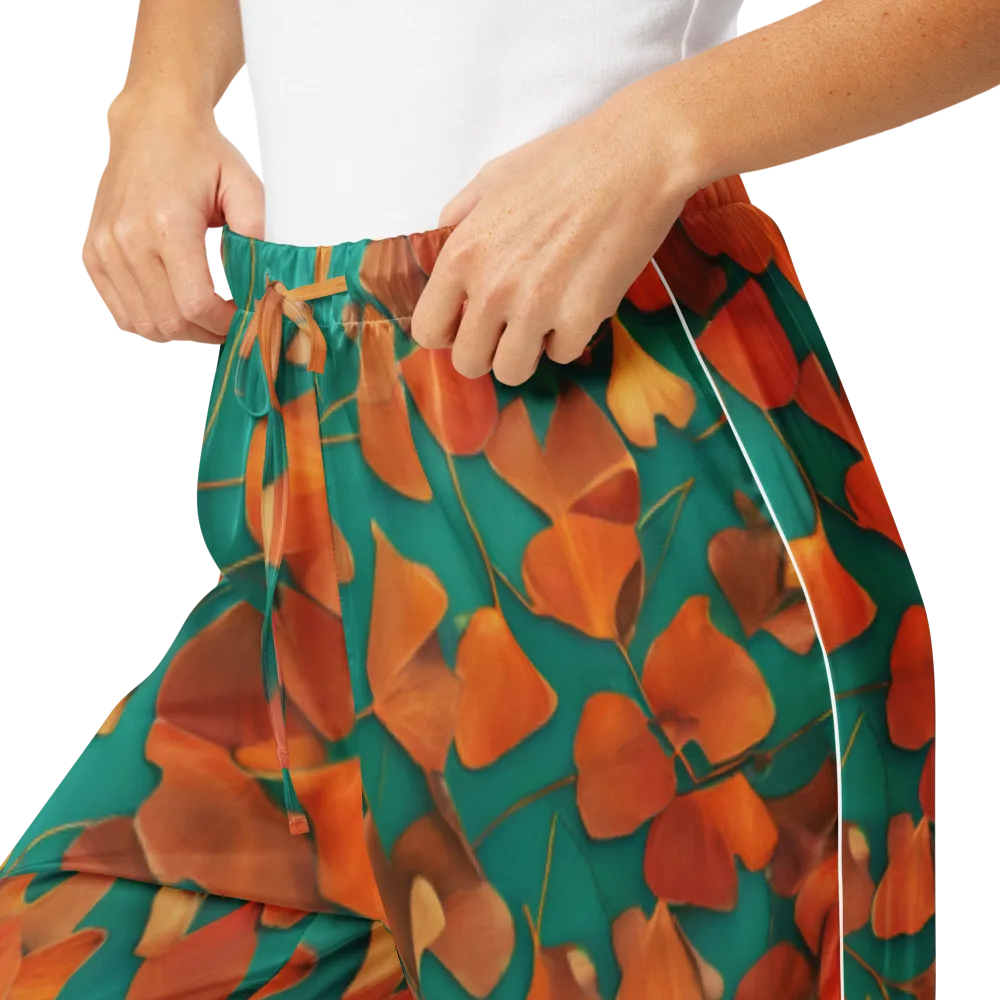 Copper Ginkgo on Women's Pajama Pants — Product details
