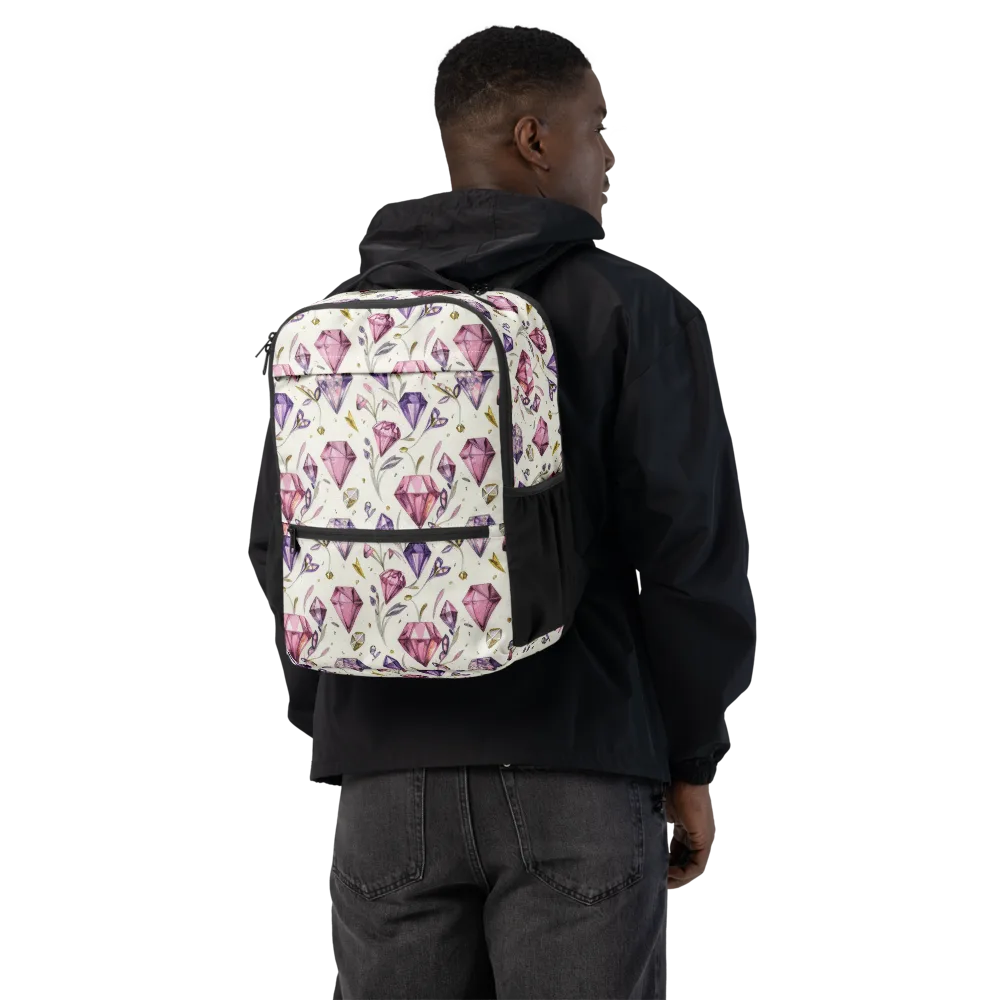 Gem Garden on Utility Backpack — Back