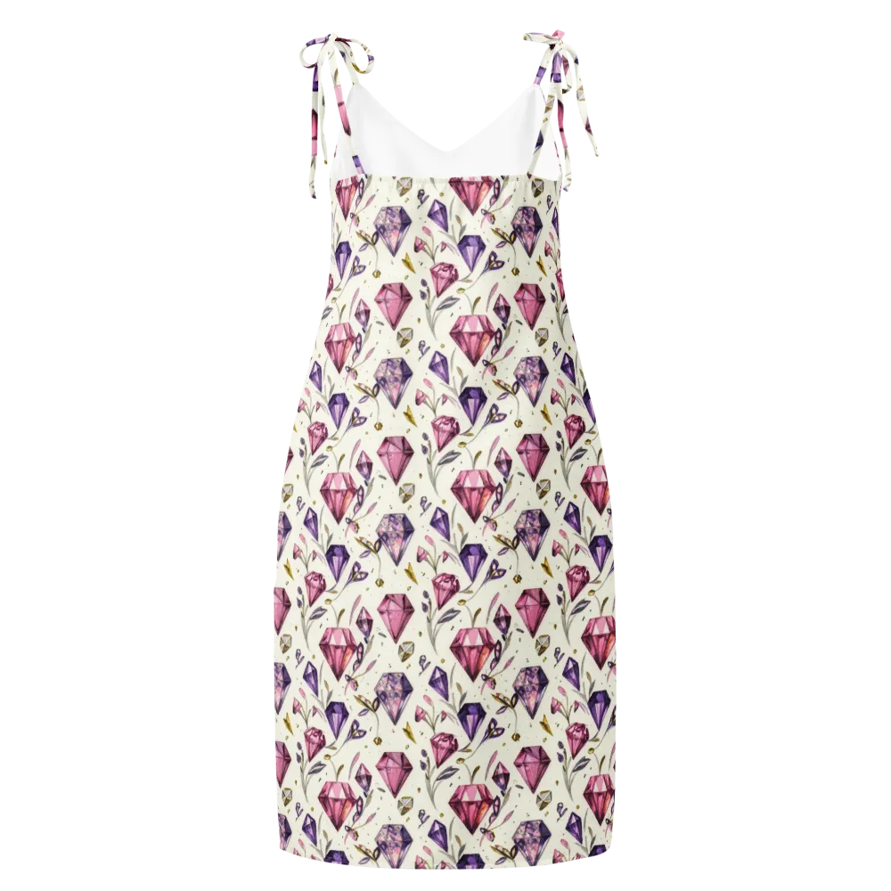 Gem Garden on Slip Dress — Back