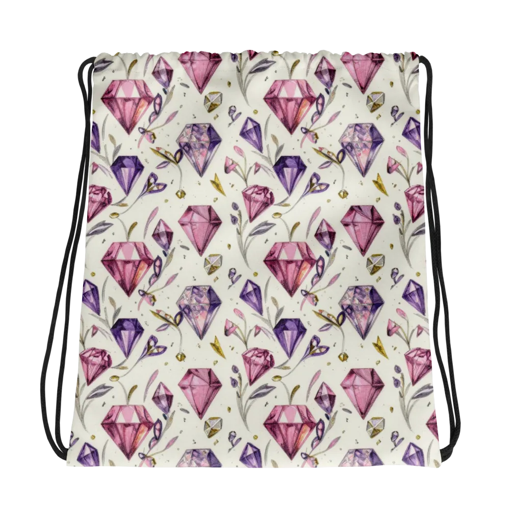 Gem Garden on Drawstring Bag — Photo